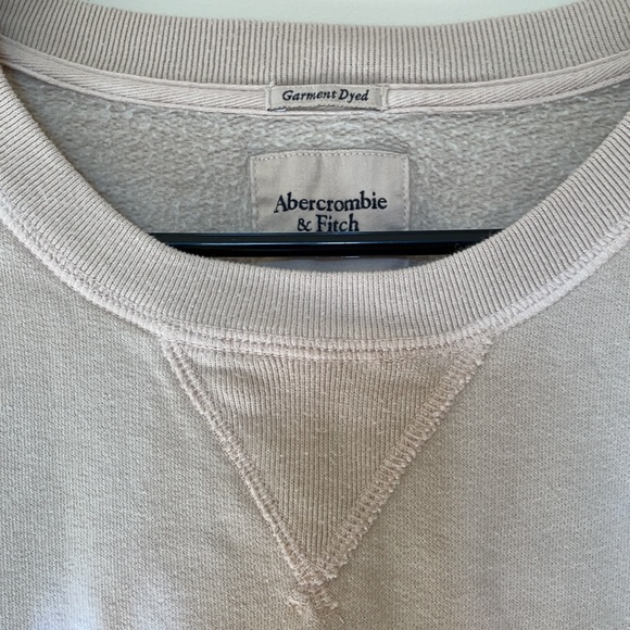 Abercrombie & Fitch Tan and Brown Dyed Soft Pullover - Picture 5 of 10